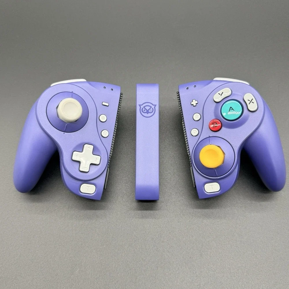 NYXI Wizard Wireless Joy-Con Style Controller Purple Nintendo Stitch PC Untested